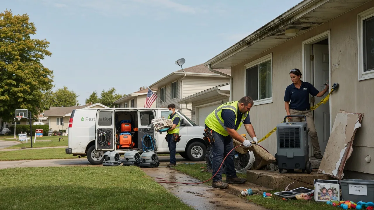 Water Damage Restoration in Lenzburg, IL near me